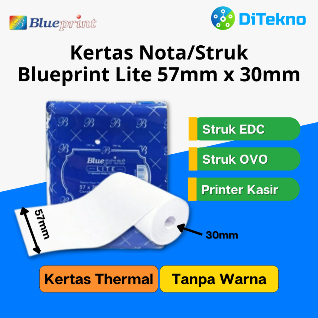 

Blueprint Nota Thermal 57x30 Kertas Struk