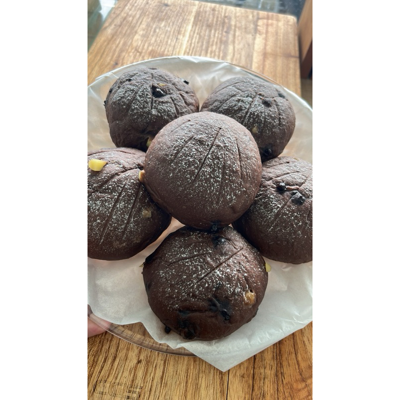 

Double Choco cheese bun