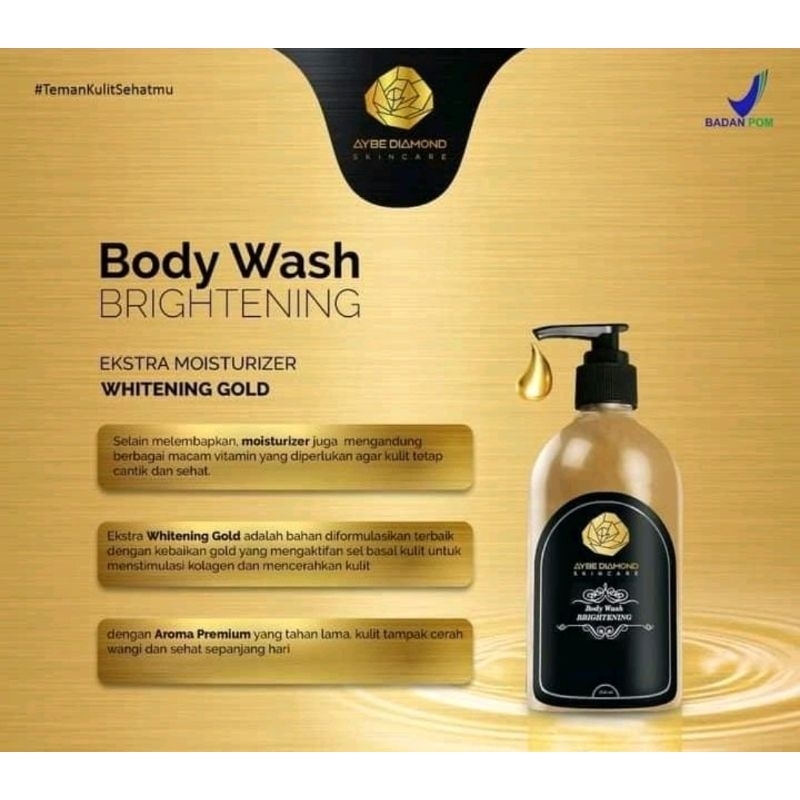 Body Wash Brightening (sabun pemutih aybe skincare)