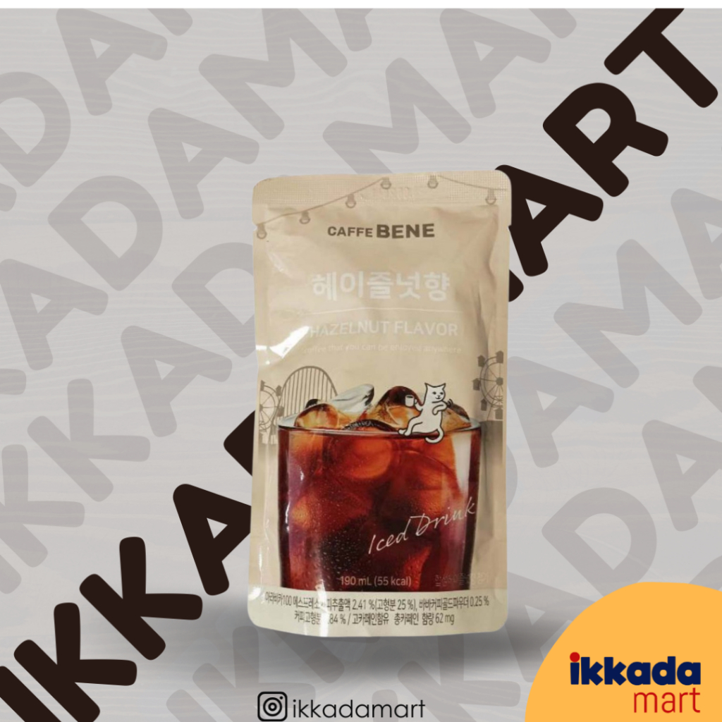 

Caffebene Hazelnut Flavor Pouch Coffee 190 ml