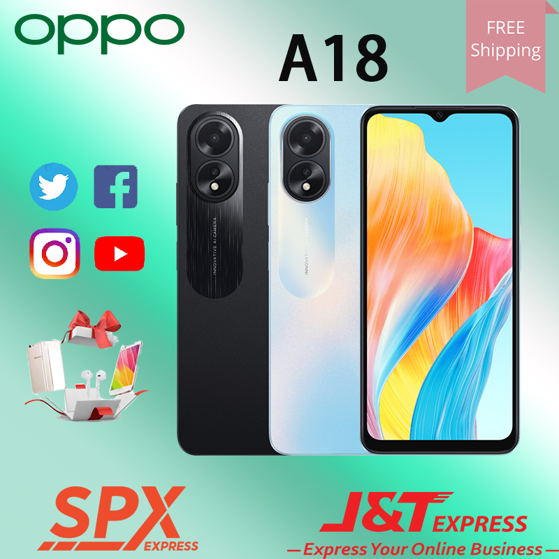 HP OPPO A18 RAM 8GB/256GB Smartphone BISA COD