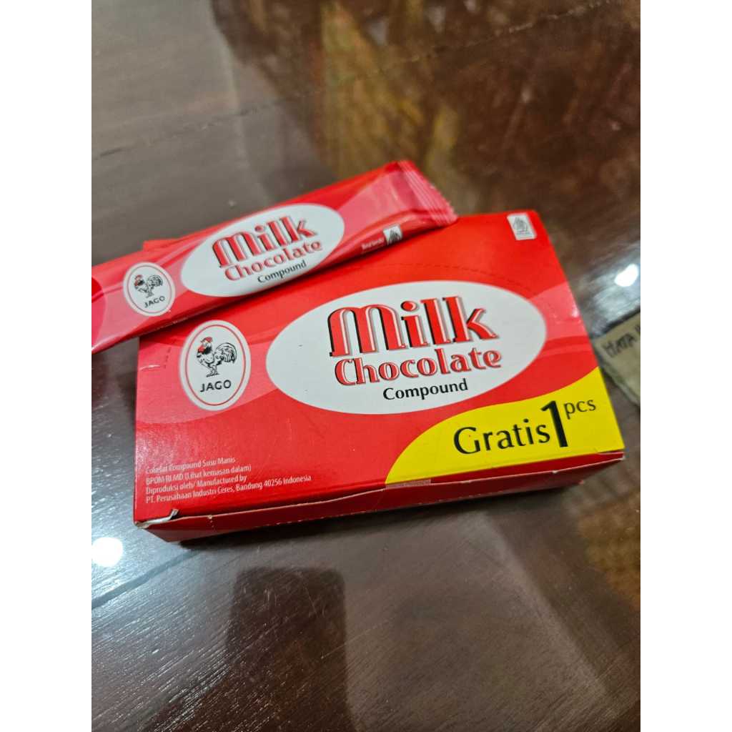 

Jago Milk Cokelat Compound Susu Manis isi 13 Pcs