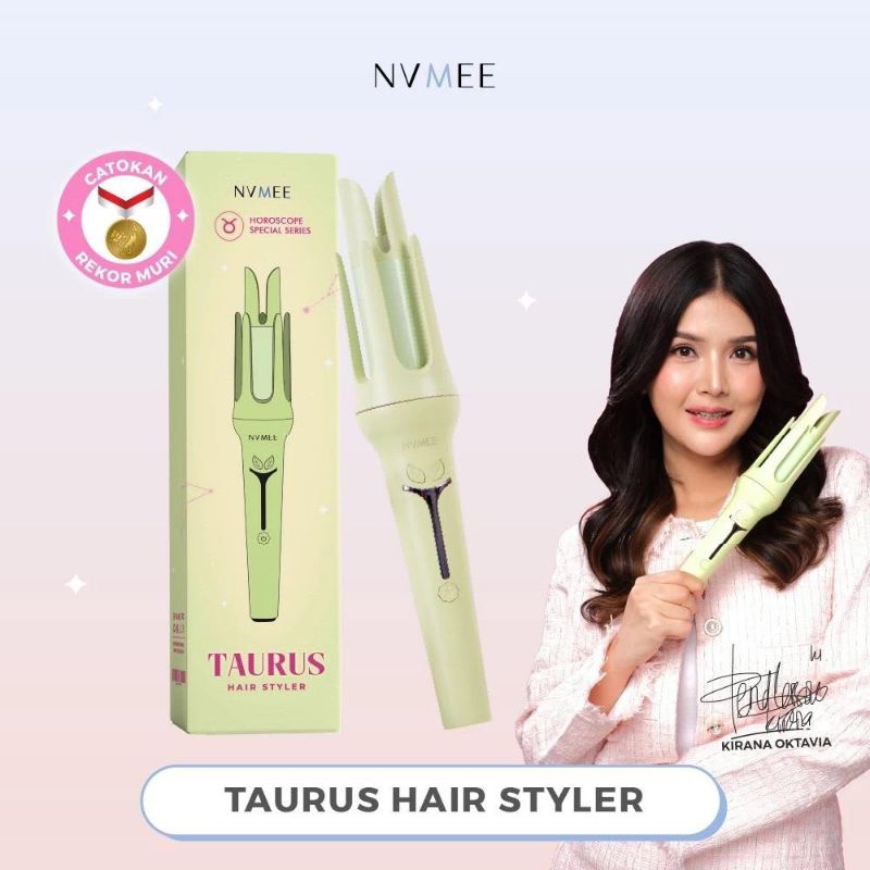 NVMEE - Catokan Keriting Otomatis Taurus Hair Styler - Pengeriting Otomatis Nvmee