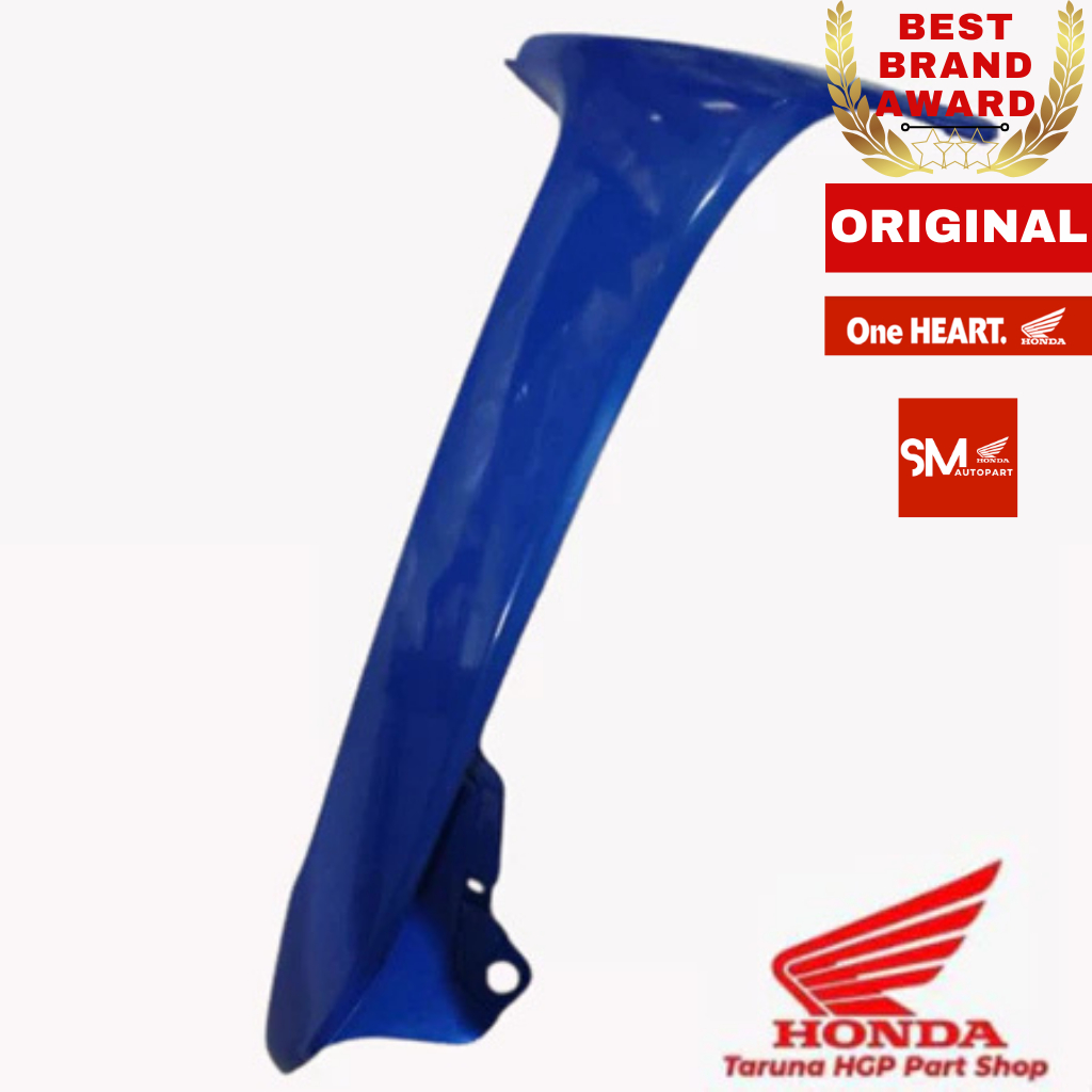 64440-KEV-900FMP Shield L (Kiri) Leg Sayap Kiri Supra 100 Biru