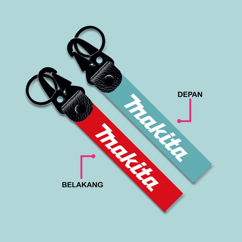 GANTUNGAN KUNCI PREMIUM LOGO MAKITA KEYCHAIN SEPEDA MOTOR MOBIL LISTRIK KEREN ALAT SET KONSTRUKSI PO
