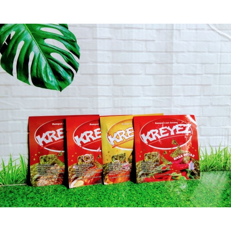 

1 BOX KREYES PEDAS / HOT SPICY / MAYASI / KREYEZ RUMPUT LAUT GORENG / KREYES NORI GURAH / RUMPUT LAUT GORENG TERMURAH