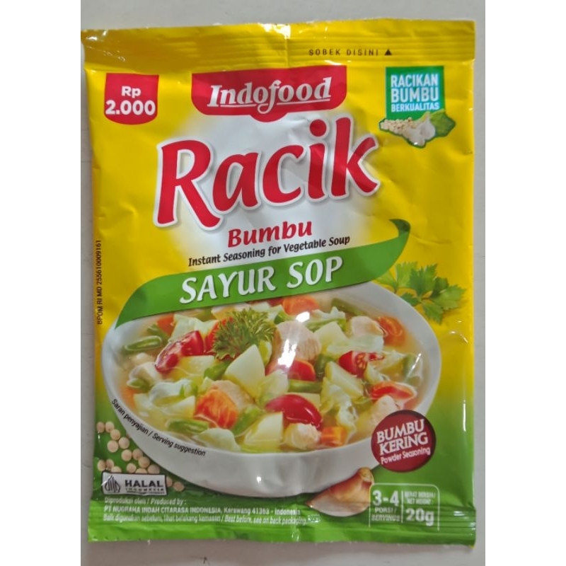 

indofood Bumbu racik rasa sayur sop 20gram