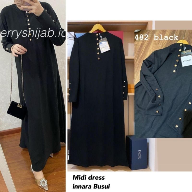 MIDI DRES KNIT INARA BUSUI KUYIFEI / GAMIS KNIT