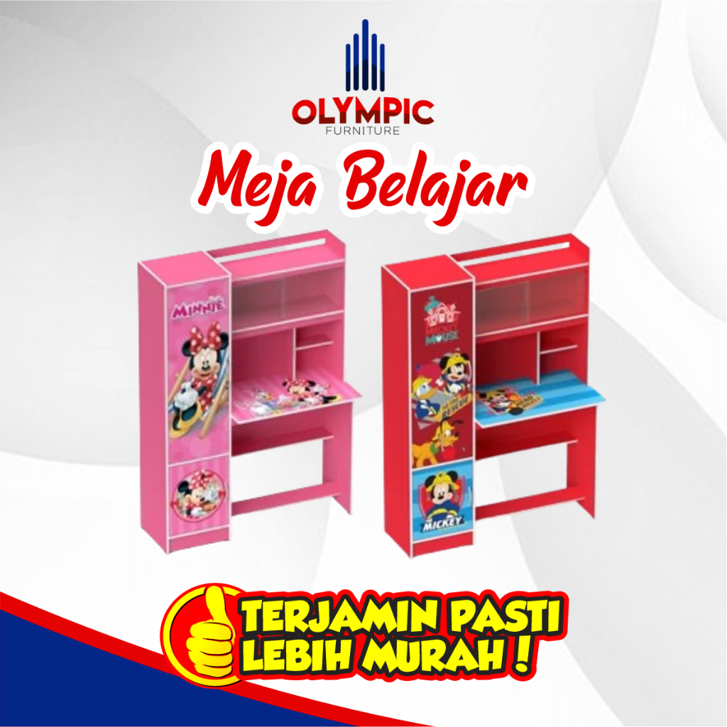MEJA BELAJAR KARAKTER/ MEJA ANAK/ MEJA MOTIF - OLYMPIC