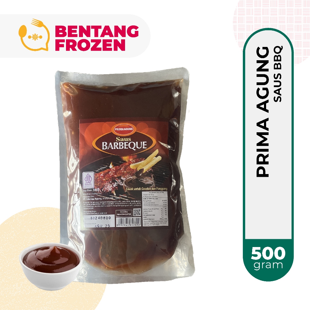 

Prima Agung Saus BBQ 500gr / Barbeque Sauce