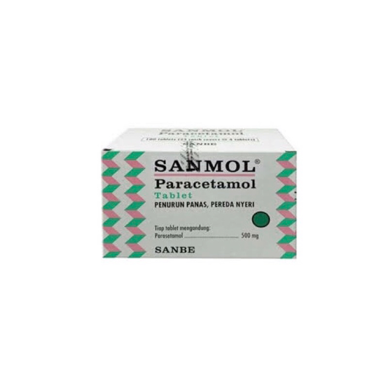 Sanmol Tablet 1 Box isi 25 Strip
