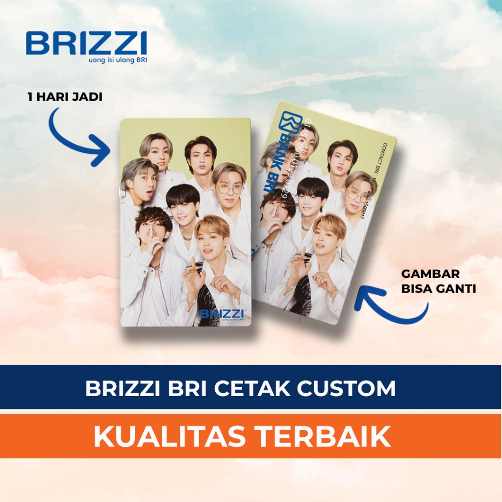 Brizzi Card Emoney Cetak Custom Etoll