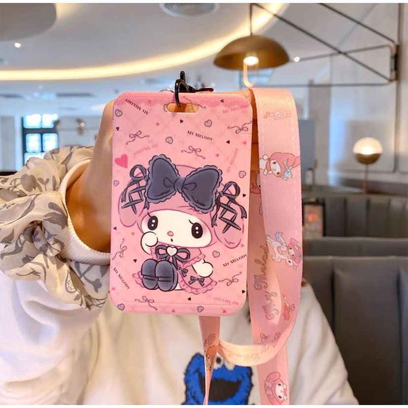 

gantungan name tag id card golder sanrio gantungan kartu nama cinnamoroll kuromi melody
