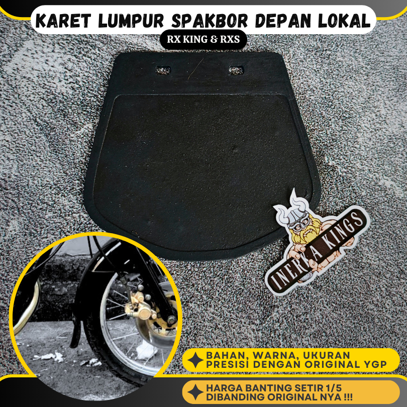 Flap Cepet Cecepet Karet Lumpur Spakbor Depan RX KING RXS LOKAL SALINAN ORIGINAL