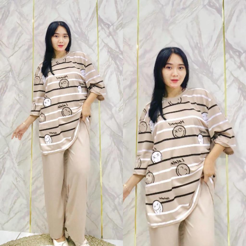 Setelan Wanita Terbaru 2026 Kekinian Viral Murah Bisa Cod Baju Fashion One Set Muslim Atelan Korea O