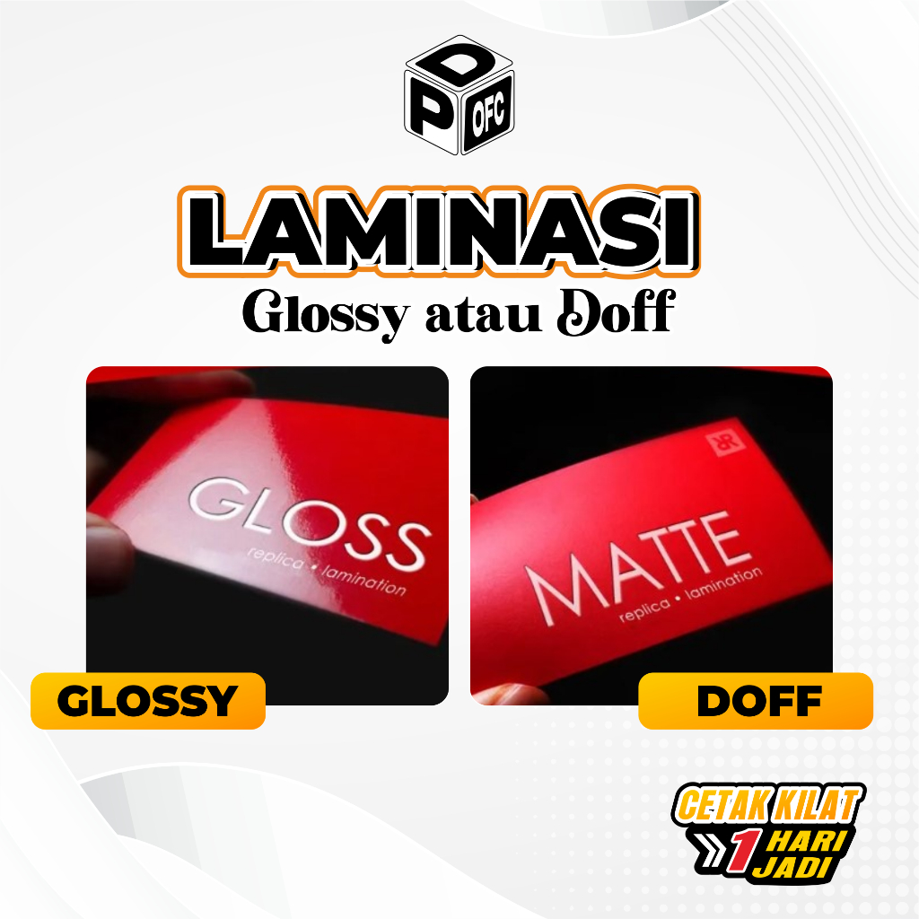 

LAMINASI KERTAS A3+ | Laminasi glossy | Laminasi Doff | Cetak A3+