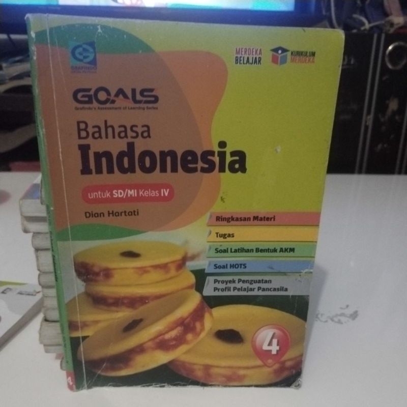 buku GOALS Bahasa Indonesia SD kelas 4 penerbit Grafindo
