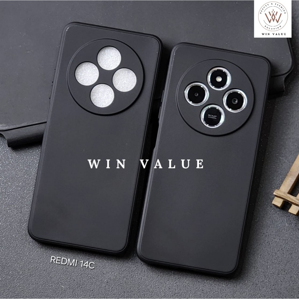 Redmi 14C Redmi 13 4G Redmi 13C Softcase Macaron Black Premium Case Redmi 14C Redmi 13 4G Redmi 13C