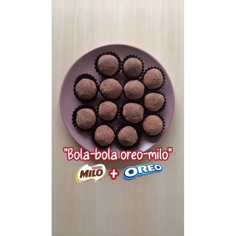 

KUE BOLA COKLAT OREO SUSU ISI 12