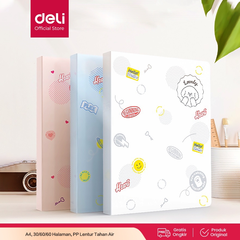 

Deli Display Book / Map File Dokumen A4 30/60/80 Halaman Warna Pastel 7267X 72495