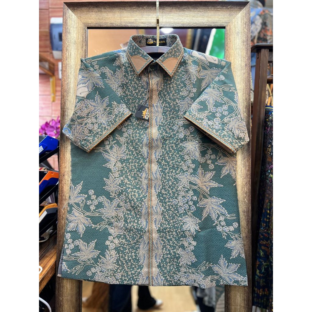 Lano Batik Semi Jas - Diskon Special Size - Kemeja Batik Smock Semi Jas, Baju Batik Pria, Batik Dobb