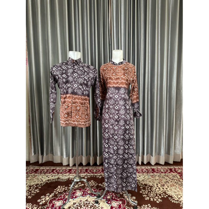 BAJU SERAGAM / COUPLE GAMIS TUNIK KEMEJA JUMPUTAN KHAS PALEMBANG