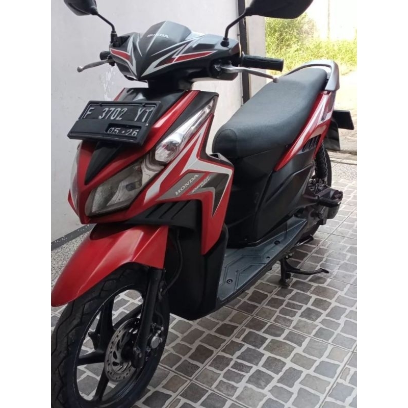 STRIPING LIS STICKER STANDAR HONDA VARIO KARBU 110 MERAH STIKER VARIO MERAH 110 TECHNO