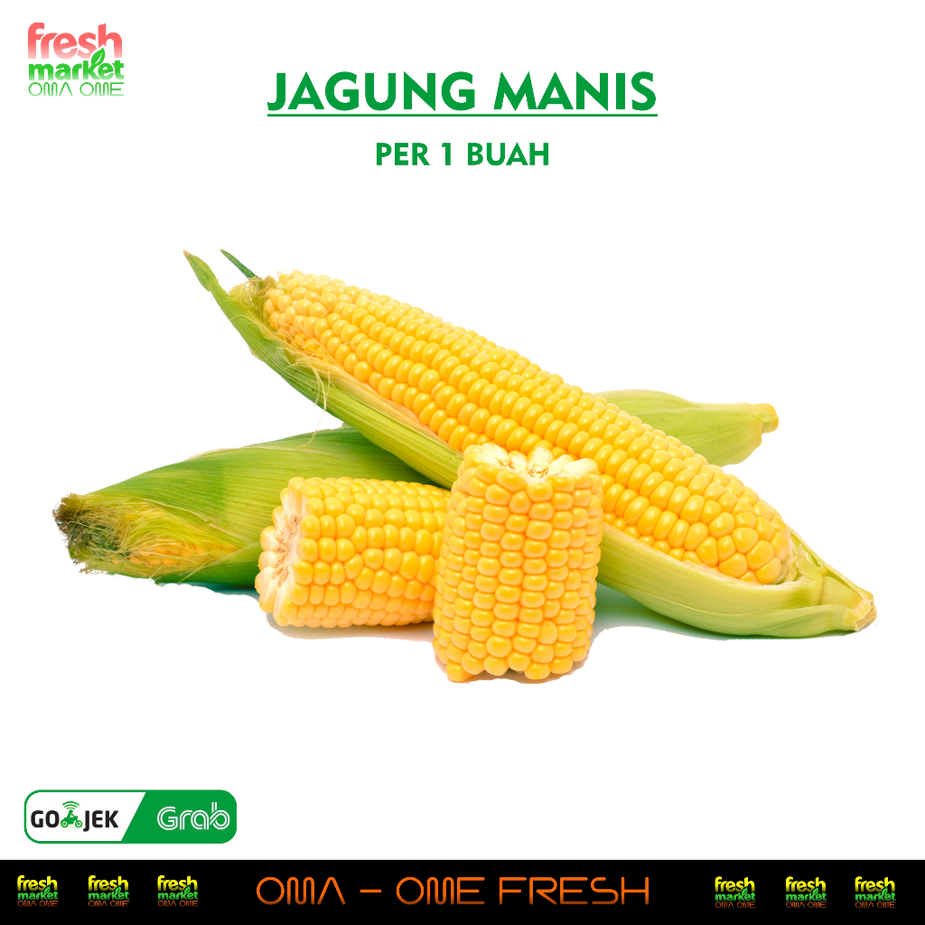 

Jagung manis 1 buah sayuran fresh termurah untuk olahan dengan bumbu dapur