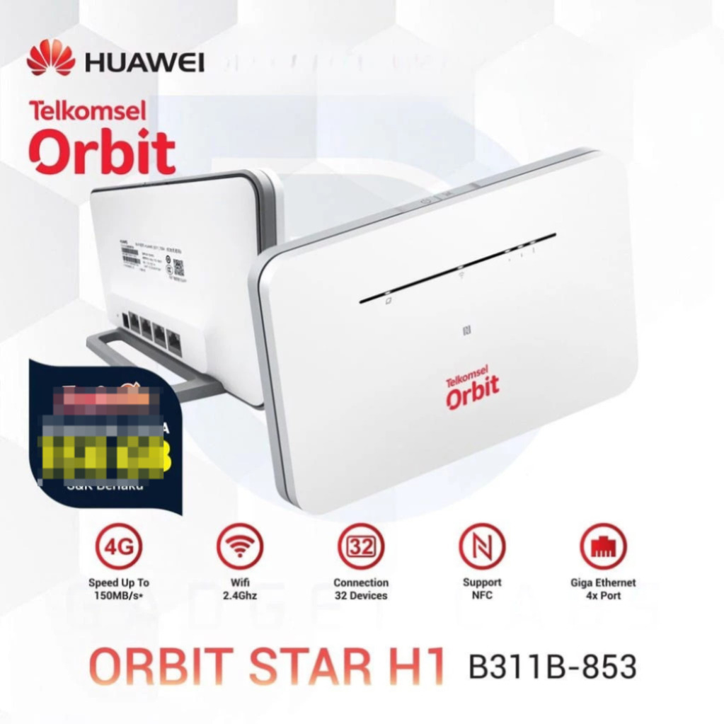 MODEM Wifi Orbit Huawei B311B-853 Star H1 White