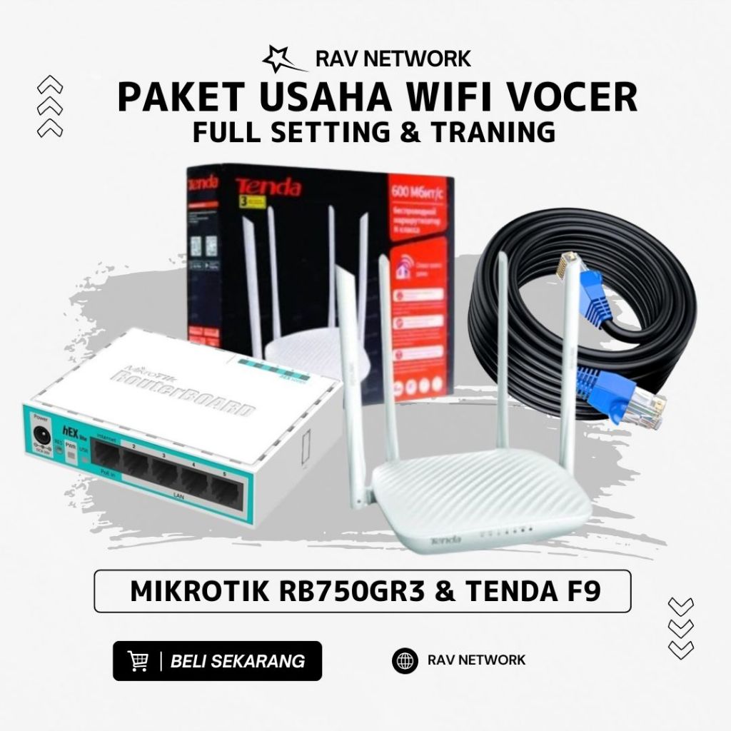 PAKET WIFI HOTSPOT / VOCER CAFE / KOSAN / HOMESTAY