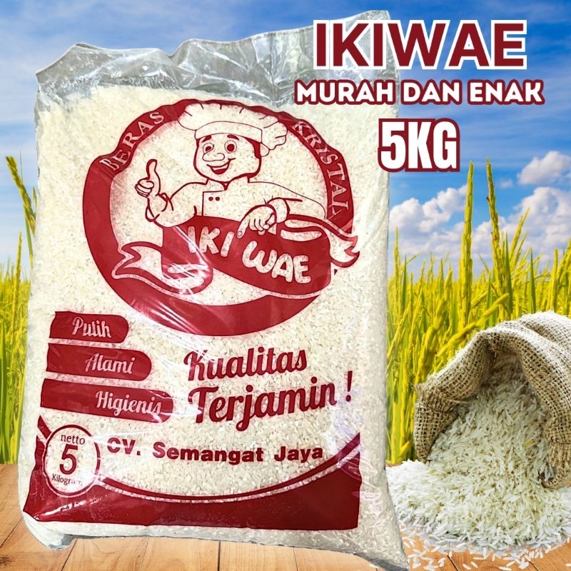 

Beras IKIWAE 5kg dan 25kg Beras Murah Terbaik di Kelasnya