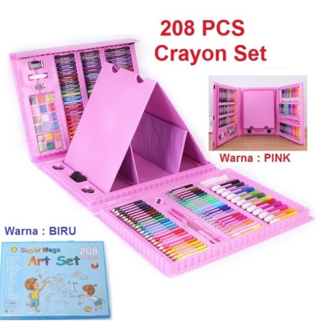 

Pasti Datang ART Set Alat Tulis Crayon Anak isi 28