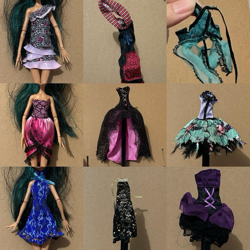 Baju Boneka Monster High | Even After High Dress Terusan atasan | Baju Barbie