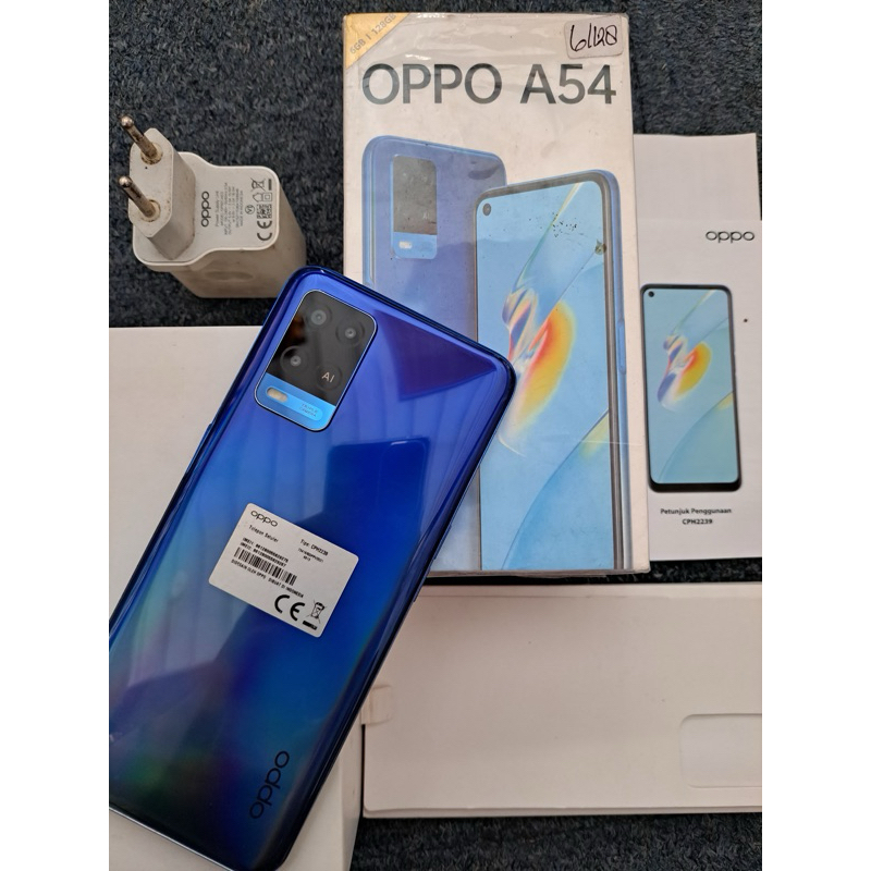 ORIGINAL 100% | OPPO A54 ram 6/128gb fulset