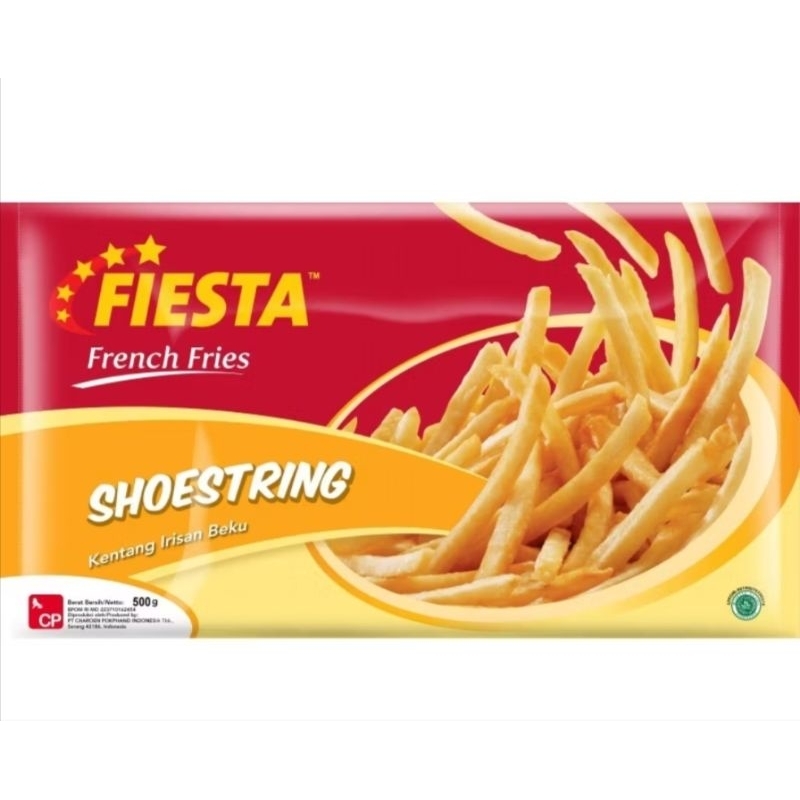

Fiesta Kentang Goreng Shoestring 500gram( kentang instan Beku )