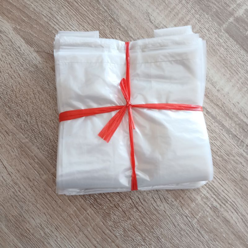 kresek los putih bening 15, 24 berat 1000gr