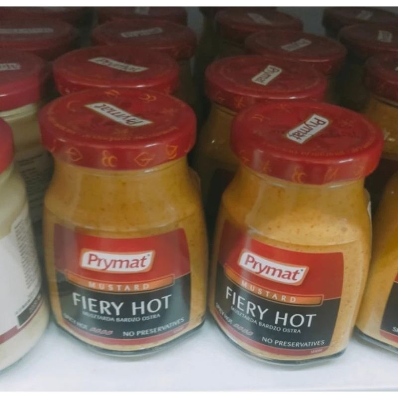 

prymat bumbu sauce mustard very hot sauce 185gr