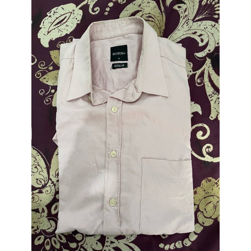 Kemeja Lengan Pendek Scotch Preloved