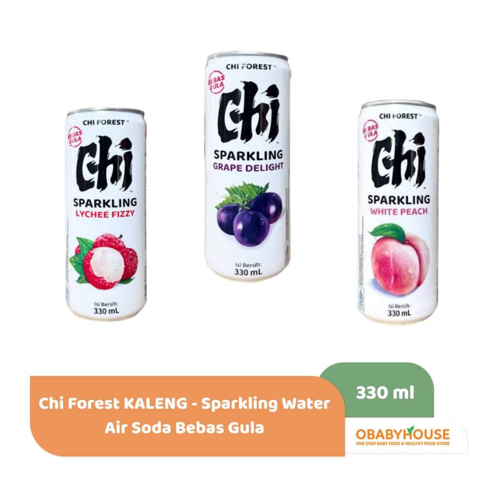 

Chi Forest KALENG 330 ML - Sparkling Water Air Soda Bebas Gula