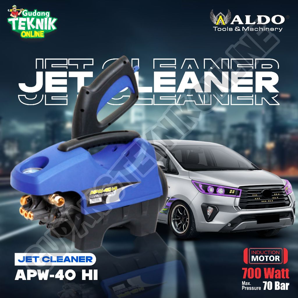 Mesin Jet Cleaner Elektrik ALDO APW-40HI / Jet Cleaner ALDO APW40HI Mesin Cuci Mobil Motor ALDO APW 