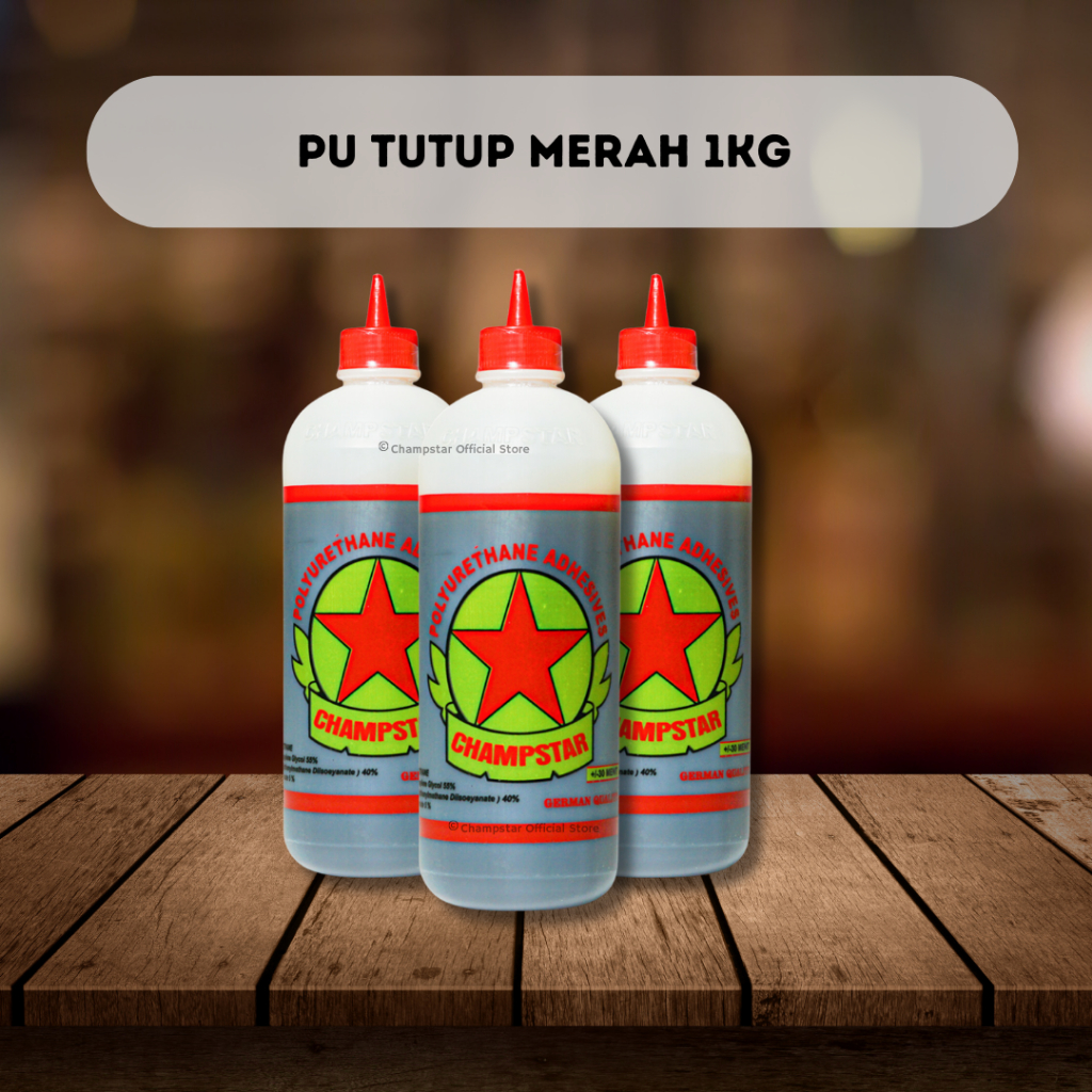 

LEM BINTANG 1 KOMPONEN POLYURETHANE PU CS 1KG MERAH