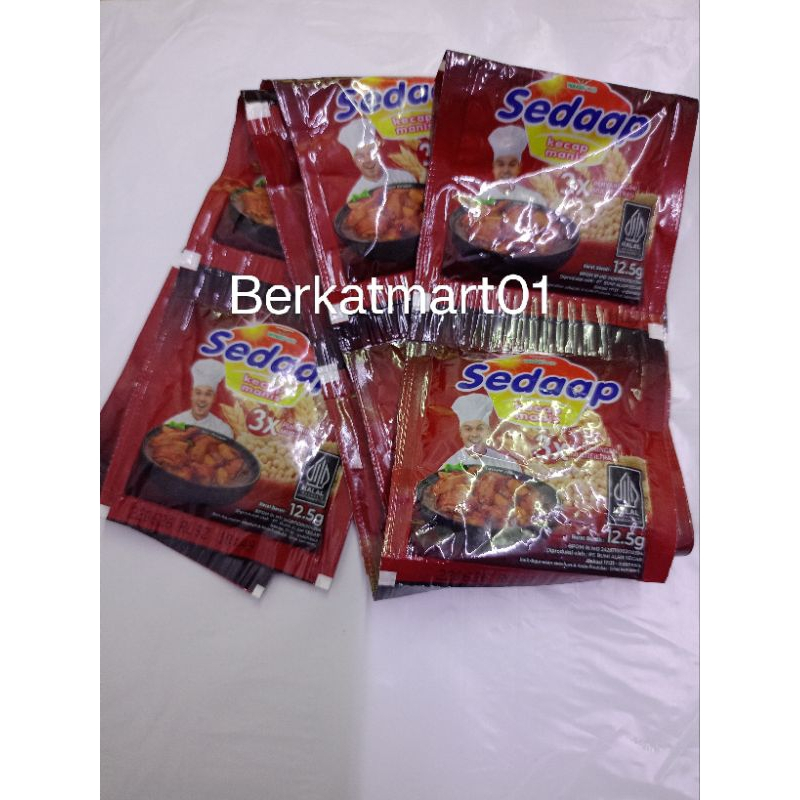 

Kecap SEDAAP RENCENG 12X12.5gr Kecap Manis Sedap