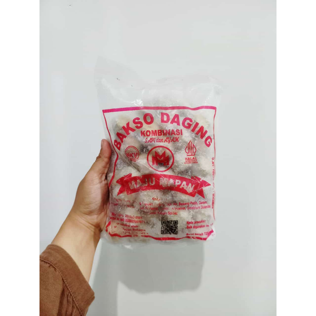 

ADDRIELLA Maju Mapan Bakso Daging Sapi isi 50pcs | Maju Mapan/Frozenfood/Frozenfood Murah