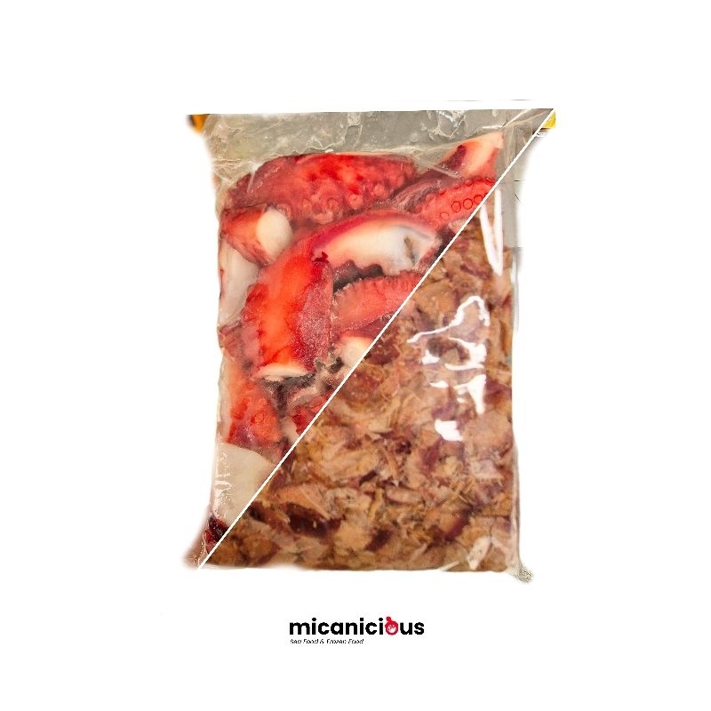 

(BUNDLING) 1KG GURITA + 500GR KATSUOBUSHI / TAKO & CAKALANG