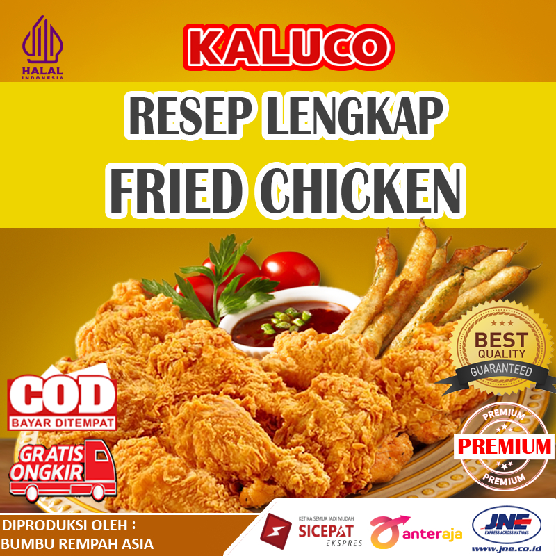 

RESEP LENGKAP FRIED CHICKEN SIAP PAKAI (TEPUNG CRISPY, MARINASI, AIR CELUP)