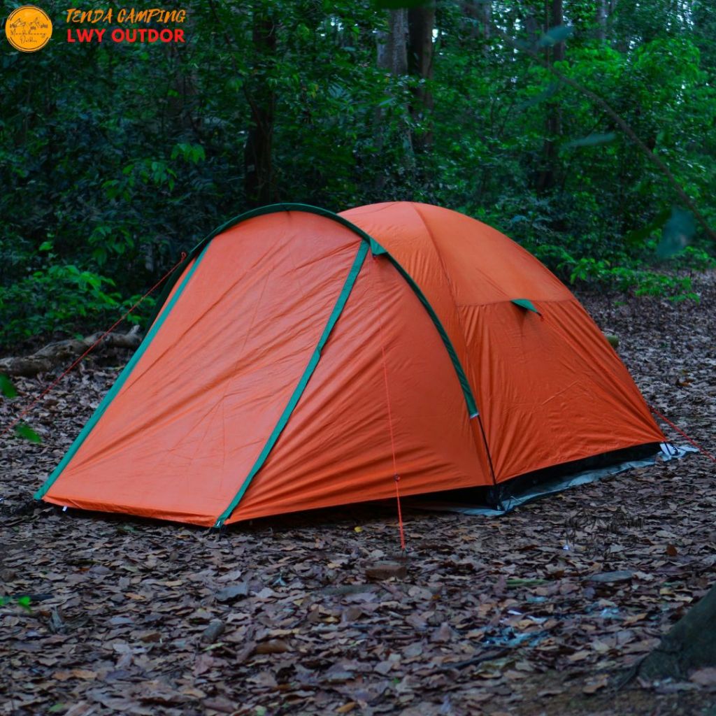 Tenda Camping Dome Double Layer 4 - 5 Orang LWY Outdoor - Tenda Gunung