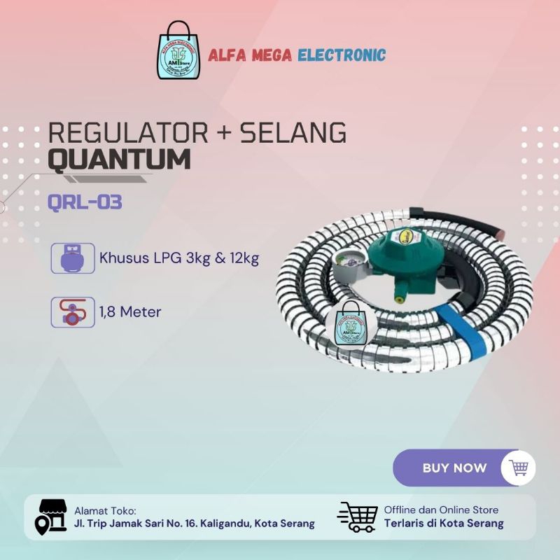 Regulator + Selang Quantum QRL 03