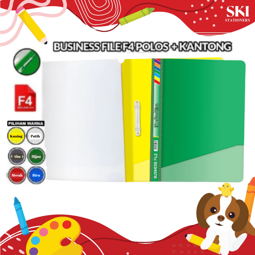 

Map Bisnis / Map Snel / Map Plastik FOLIO / Business File F4 / Snelhecter