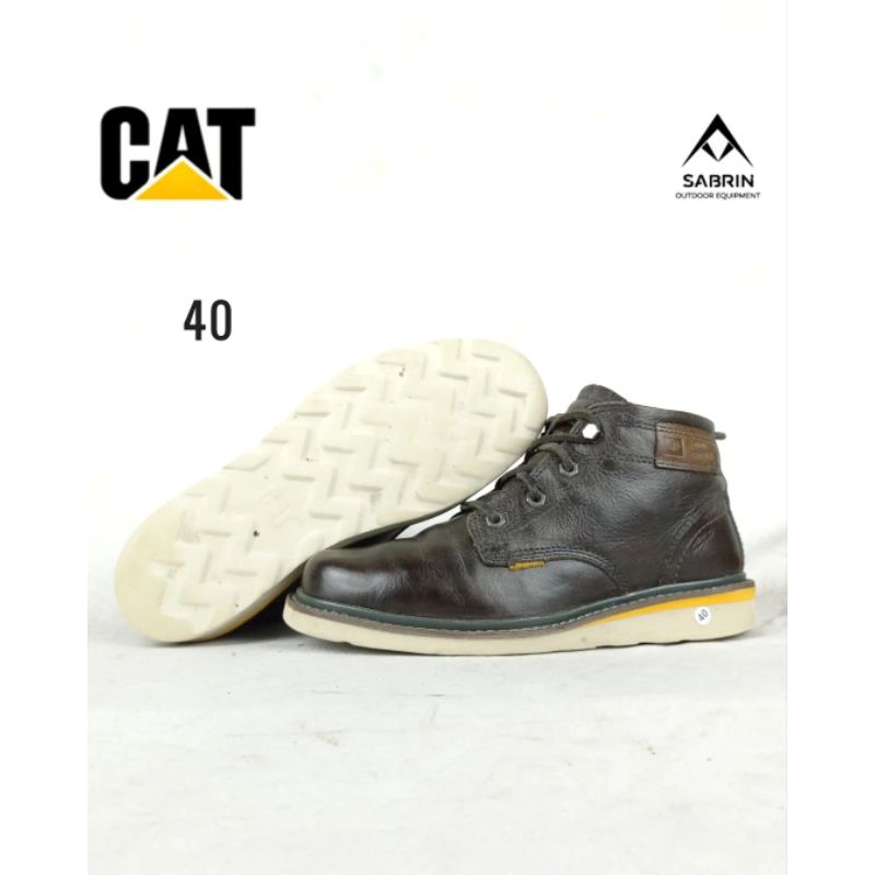 Sepatu caterpillar jackson boot boots roundtoe moc toe 40