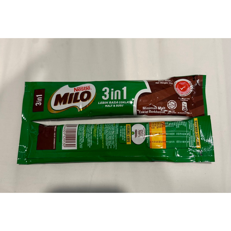 

MILO 3 in 1 SACHET IMPORT MALAYSIA ORIGINAL